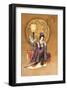 Lady with Lamp-null-Framed Premium Giclee Print