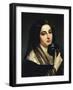 Lady with Mask-Antonio Zona-Framed Giclee Print