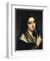 Lady with Mask-Antonio Zona-Framed Giclee Print