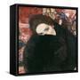 Lady with Muff, 1916-17-Gustav Klimt-Framed Stretched Canvas