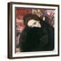 Lady with Muff, 1916-17-Gustav Klimt-Framed Giclee Print