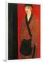 Lady with Muff-Ubaldo Oppi-Framed Giclee Print