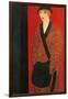 Lady with Muff-Ubaldo Oppi-Framed Giclee Print