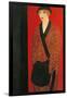 Lady with Muff-Ubaldo Oppi-Framed Giclee Print