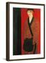 Lady with Muff-Ubaldo Oppi-Framed Giclee Print