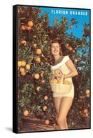 Lady with Oranges, Florida-null-Framed Stretched Canvas