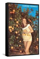 Lady with Oranges, Florida-null-Framed Stretched Canvas