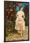 Lady with Oranges, Florida-null-Framed Art Print