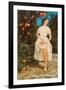 Lady with Oranges, Florida-null-Framed Art Print