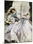 Lady with Parasol-John Singer Sargent-Mounted Art Print