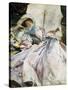 Lady with Parasol-John Singer Sargent-Stretched Canvas