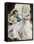 Lady with Parasol-John Singer Sargent-Framed Stretched Canvas