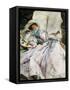 Lady with Parasol-John Singer Sargent-Framed Stretched Canvas