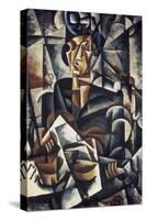 Lady with the Guitar-Liubov Sergeevna Popova-Stretched Canvas