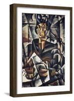 Lady with the Guitar-Liubov Sergeevna Popova-Framed Giclee Print