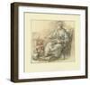 Lady Writing-Francois Guérin-Framed Collectable Print