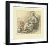 Lady Writing-Francois Guérin-Framed Collectable Print