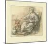 Lady Writing-Francois Guérin-Mounted Collectable Print