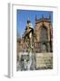 Lady Wulfrun Statue and St Peters Church, Wolverhampton, West Midlands-Peter Thompson-Framed Photographic Print