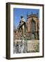 Lady Wulfrun Statue and St Peters Church, Wolverhampton, West Midlands-Peter Thompson-Framed Photographic Print