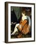 Ladybird, 1925 (Oi on Canvas)-Virgilio Costantini-Framed Giclee Print