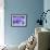 Ladybird on Purple Hydrangea-Ellen Van-Framed Photographic Print displayed on a wall