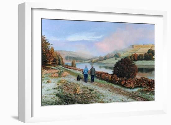 Ladybower Reservoir, Derbyshire, 2009-Trevor Neal-Framed Giclee Print