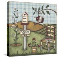 Ladybug Cottage-Robin Betterley-Stretched Canvas