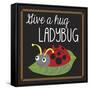 Ladybug-Erin Clark-Framed Stretched Canvas