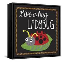 Ladybug-Erin Clark-Framed Stretched Canvas