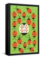 Ladybugs-null-Framed Stretched Canvas