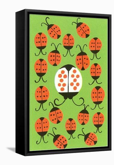 Ladybugs-null-Framed Stretched Canvas