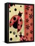 Ladybugs-Maria Trad-Framed Stretched Canvas