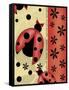 Ladybugs-Maria Trad-Framed Stretched Canvas