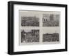 Ladysmith Relieved, Rejoicings at Pietermaritzburg, Durban, and Cape Town-null-Framed Giclee Print