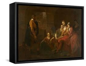 Lafayette in Prison at Olmütz, 1850-Tompkins Harrison Matteson-Framed Stretched Canvas