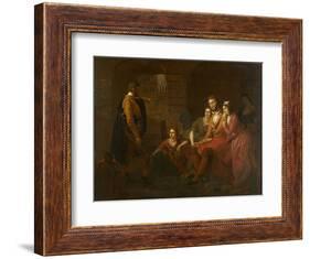 Lafayette in Prison at Olmütz, 1850-Tompkins Harrison Matteson-Framed Giclee Print