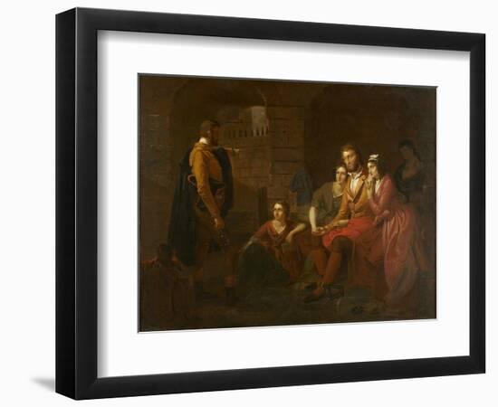 Lafayette in Prison at Olmütz, 1850-Tompkins Harrison Matteson-Framed Giclee Print