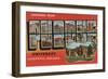 Lafayette, Indiana - Purdue University-Lantern Press-Framed Art Print