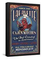 Lafayette, Louisiana - Cajun Kitchen-null-Framed Poster