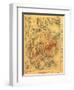 Lafayette National Park - Panoramic Map-Lantern Press-Framed Art Print