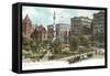 Lafayette Square, Buffalo-null-Framed Stretched Canvas