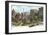 Lafayette Square, Buffalo-null-Framed Art Print