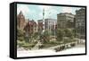 Lafayette Square, Buffalo-null-Framed Stretched Canvas