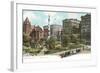 Lafayette Square, Buffalo-null-Framed Art Print