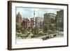 Lafayette Square, Buffalo-null-Framed Art Print