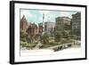 Lafayette Square, Buffalo-null-Framed Art Print