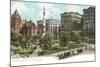 Lafayette Square, Buffalo-null-Mounted Art Print