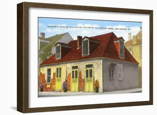 Lafitte's Blacksmith Shop, New Orleans, Louisiana-null-Framed Art Print