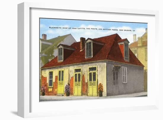 Lafitte's Blacksmith Shop, New Orleans, Louisiana-null-Framed Art Print